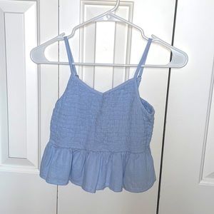 Girls Teen Gap, blue crop tank top